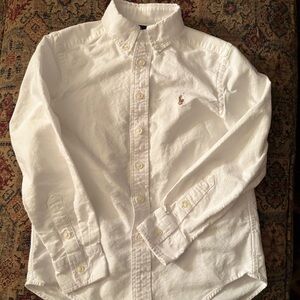 Polo by Ralph Lauren White Button-Down Oxford Shirt
